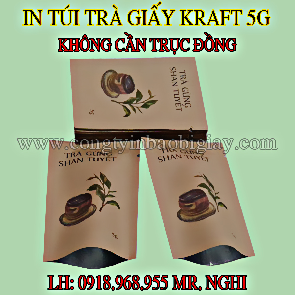 In túi giấy kraft đựng trà| https://ingiaphat.vn/